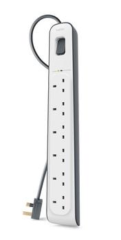 BELKIN 6 WAY SURGE PROTSTRIP  2M (BSV603AF2M)