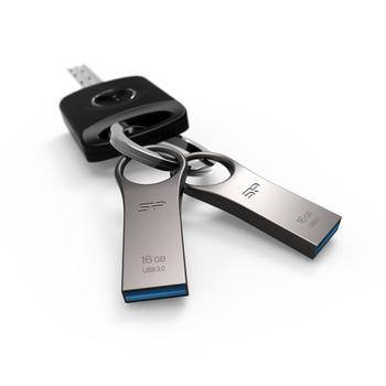 SILICON POWER memory USB Jewel J80 16GB USB 3.0 COB Silver Metal (SP016GBUF3J80V1T)