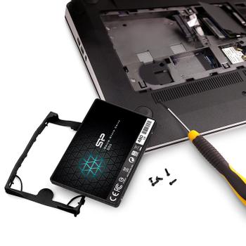 SILICON POWER SSD Slim S55 480GB 2.5'', SATA III 6GB/s, 560/530 MB/s, 7mm (SP480GBSS3S55S25)