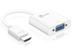 J5 CREATE JDA213, HDMI till VGA-adapter, 1080p, Plug & Play, vit