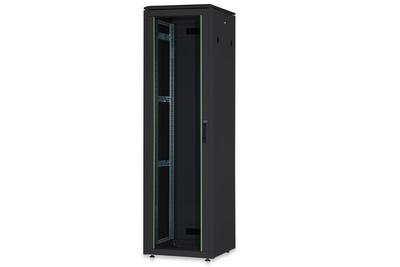 DIGITUS 42U network rack Unique 2053x600x600 mm color black (RAL 9005) NS (DN-19 42U-6/6-B-1)