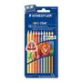 STAEDTLER Farveblyant Noris Club Jumbo trekant ass (10)