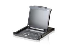 ATEN 19" KVM console with 17" LCD screen, 1U, US