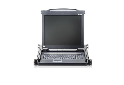 ATEN konsola KVM LCD 17'' + klawiatura + touchpad 19'' 1U (CL1000M-ATA-AG)