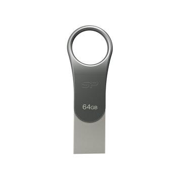 SILICON POWER memory USB Mobile C80 64GB USB 3.0 Type-C Silver (SP064GBUC3C80V1S)