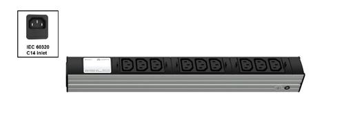 Vertiv Vertiv Knürr DIS Rack PDU, IEC320, 0U, input IEC 60320 C14 230V 10A, outlets (9)C13 (036227091)