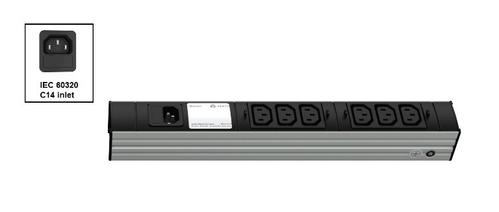 Vertiv Vertiv Knürr DIS Rack PDU, IEC320, 0U, input IEC 60320 C14 230V 10A, outlets (6)C13 (036220061)