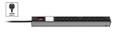 Vertiv Vertiv Knürr DIS Rack PDU, IEC320, 0U/1U, input SchGBo 230V 10A, outlets (10)C13