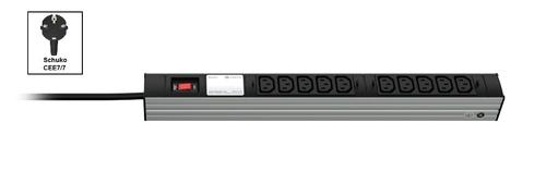 Vertiv Vertiv Knürr DIS Rack PDU, IEC320, 0U/1U, input SchGBo 230V 10A, outlets (10)C13 (036320101)
