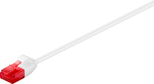 GOOBAY CAT 6-0100 U/UTP SLIM WEISS 1m (93692)