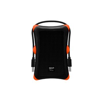 SILICON POWER External 2,5'' HDD case A30 SATA, USB 3.0, Anti-Shock,  Black (SP000HSPHDA30S3K)