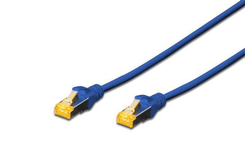 DIGITUS S-FTP PatchCord Cat6a. LSZH CU. Blue 0.25m (DK-1644-A-0025/B)