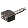 Goobay Headphone Split. 6.35mm to 2x 3.5mm. 10pcs