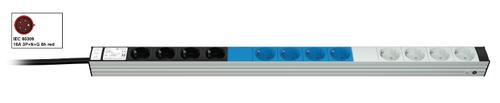 Vertiv Vertiv Knürr DIS Rack PDU, Compact, 0U, input SchGBo 230V 16A, outlets (3)SchGBo (033020031)