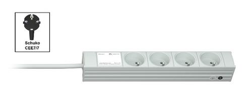 Vertiv Vertiv Knürr DIS Rack PDU, Compact, 0U, input SchGBo 230V 16A, outlets (4)UTE (034000041)