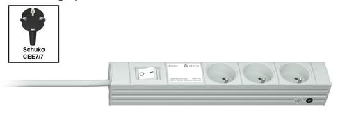Vertiv Vertiv Knürr DIS Rack PDU, Compact, 0U, input SchGBo 230V 16A, outlets (3)UTE (034020036)