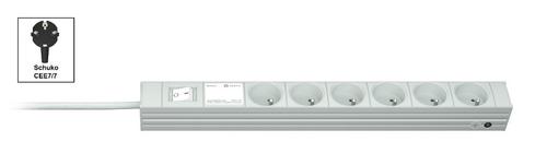 Vertiv Vertiv Knürr DIS Rack PDU, Compact, 0U/1U, input SchGBo 230V 16A, outlets (6)UTE (034020061)