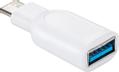 Goobay USB-A OTG to USB-C adapter - White