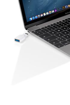 Goobay USB-A OTG to USB-C adapter - White (66262)