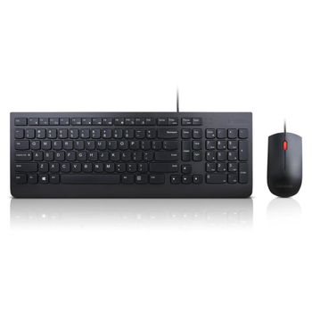 LENOVO US English USB QWERTY Wired Keyboard and Mouse (4X30L79883)