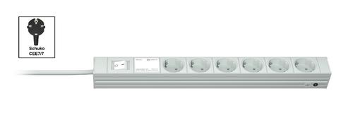 Vertiv Vertiv Knürr DIS Rack PDU, Compact, 0U/1U, input SchGBo 230V 16A, outlets (6)SchGBo (033020061)