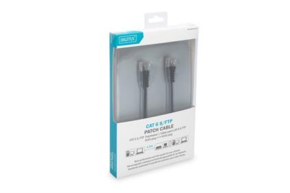 DIGITUS Patch Cable CAT6. RJ45 M/M 1.0m. S-FTP. AWG 27/7 Factory Sealed (DB-160144-010-S)