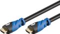 Goobay Premium HDMIâ?¢ cable with Ethernet, 2 m - HDMIâ?¢ A-plug>HDMIâ?¢ A-plug