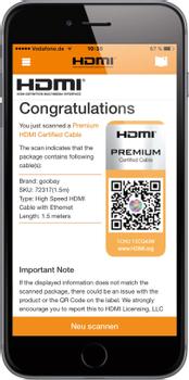 Goobay Premium HDMIâ?¢ cable with Ethernet, 3 m - HDMIâ?¢ A-plug>HDMIâ?¢ A-plug (72319)