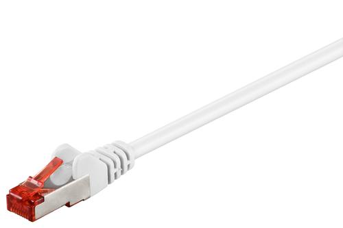 Goobay S/FTP (PiMF) PatchCord Cat6. White. 0.15m (92462)