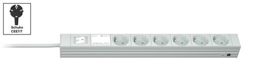 Vertiv Vertiv Knürr DIS Rack PDU, Compact, 0U/1U, input SchGBo 230V 16A, outlets (6)SchGBo (033020066)