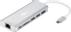 GOOBAY USB-Câ?¢ Premium Multiport-Dock, silver - adds one Ethernet connection, one HDMI connection, two USB 3.0 connections, one USB-Câ?¢ connection and a card slot for Micro SD and