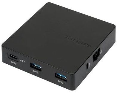 TARGUS Travel Dock - Docking station - USB-C / Thunderbolt 3 - VGA, HDMI, Mini DP - GigE - Europe (DOCK412EUZ)