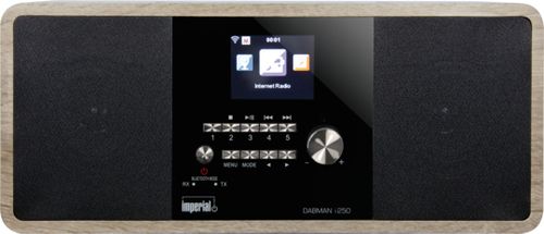 IMPERIAL DABMAN i250, DAB+/FM- och internetradio,  Bluetooth,  wifi, trä (22-283-00)
