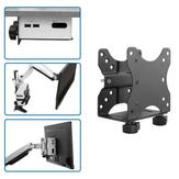StarTech Thin Client Mount - Mini PC VESA Mount - Adjustable .7 to 2.8" - Under Desk Computer Mount - Mac Mini Monitor Mount (ACCSMNT) monteringskomponent - for tynnklient - svart (ACCSMNT)