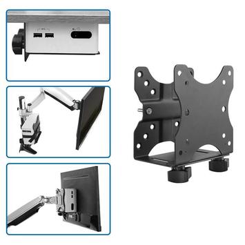 StarTech Thin Client Mount - Mini PC VESA Mount - Adjustable .7 to 2.8" - Under Desk Computer Mount - Mac Mini Monitor Mount (ACCSMNT) monteringskomponent - for tynnklient - svart (ACCSMNT)