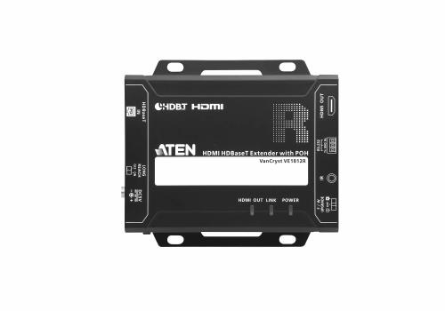 ATEN N VanCryst VE1812R HDMI HDBaseT Receiver with POH - Video/ audio/ infrared/ serial extender - receiver - HDBaseT - up to 100 m - for P/N: VS1818T-AT-E (VE1812R)