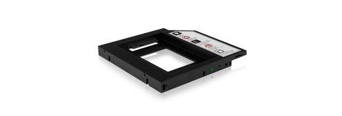 ICY BOX IcyBox Adapter for 2.5'' HDD/SSD Notebook extension (9.5mm dvd slot), Black (IB-AC640)