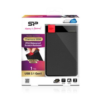 SILICON POWER Diamond D30 External Hard (SP010TBPHDD3SS3K)