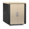 APC NetShelter CX 18U Secure Soundproof Server Room in a Box Enclosure - Shock Packaging (AR4018SP)