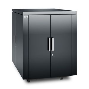 APC NetShelter CX 18U Secure Soundproof Server Room in a Box Enclosure - Shock Packaging - Dark Grey (AR4018SPX431)