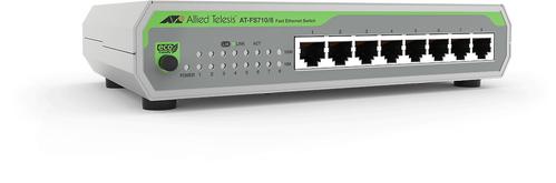 Allied Telesis 8-P 10/100TX INT PSU UK POWER UNMANAGED SWITCH 990-005845-30 I PERP (AT-FS710/8-30)