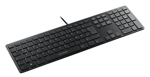 LC POWER Keyboard Usb Qwertz German  (LC-KEY-5B-ALU)