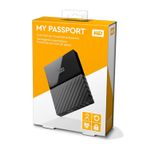 WESTERN DIGITAL HDD EXT My Passport 2TB Black 7mm SLIM (WDBS4B0020BBK-EEEX)