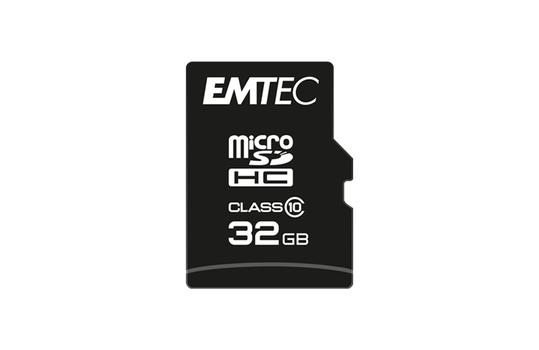 EMTEC Memory Card 32 Gb Microsd  (ECMSDM32GHC10CG)
