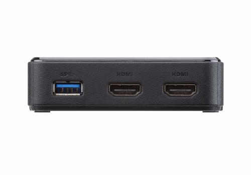 ATEN USB-C Dual HDMI Mini Dock 1xUSB-C 1xUSB3.1 A 2xHDMI (UH3233)