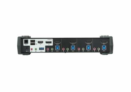ATEN CS1924M KVMP Switch - KVM / audio / USB switch - 4 x KVM / audio / USB - 1 lokalbruger - desktop (CS1924M)