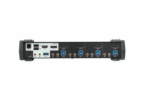 ATEN KVM 4-PC 1-Bruker CS1924M USB 3.0 | Displayport 1.2, 4K (CS1924M-AT-G)