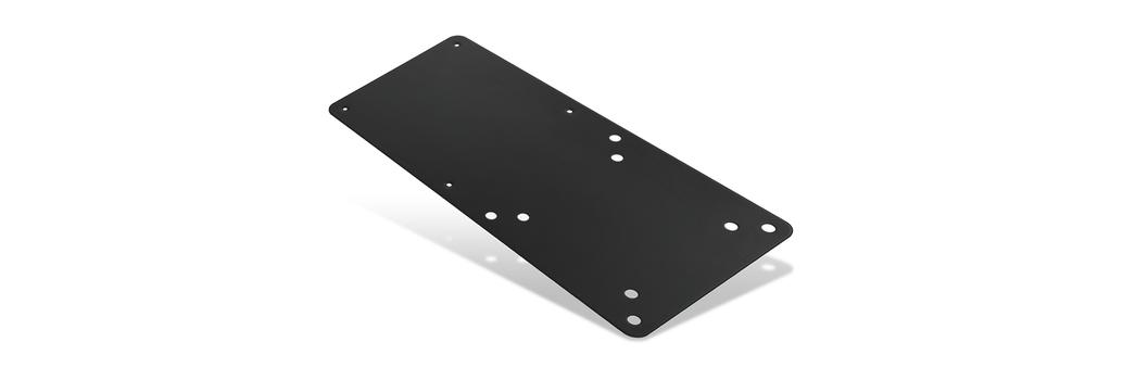ICY BOX VESA plate Intel NUC Muliggjør feste av Intel NUC til et skjermstativ,  VESA 75x75 / 100x100 (IB-MSA103-VM)