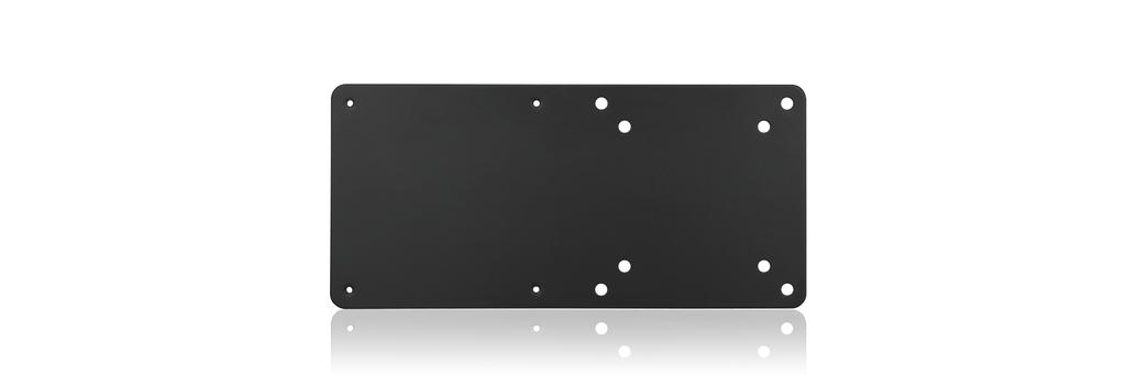 ICY BOX VESA plate Intel NUC Muliggjør feste av Intel NUC til et skjermstativ,  VESA 75x75 / 100x100 (IB-MSA103-VM)