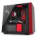 NZXT H200i Midi Tower Sort & Rød Vifter: 1x120mm front, 1x120mm bak, mITX, Tempered Glass
